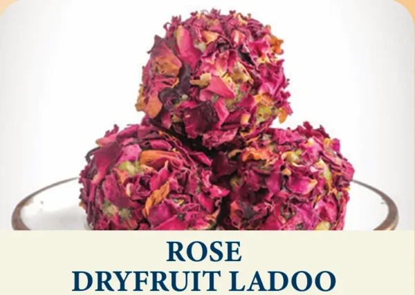 Rose Dryfruit Ladoo